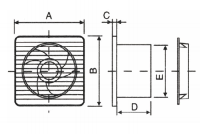 Multi Purpose Ventilation Fan 2 apc series
