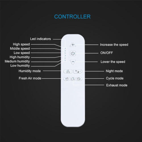 VT501-2 Single Room HRV VT501-Wifi-2