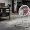 CBF mobile workstation ventilation application image CBF mobile explosion-proof axial fan for real workstation ventilation without wheels